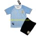 Uruguay Voetbalshirt Kleuters/Kids Thuis Tenue 2024 Korte Mouw