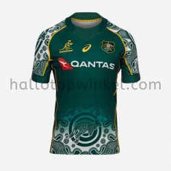 Australisch rugbyteam Thuis Tenue 2021 Korte Mouw