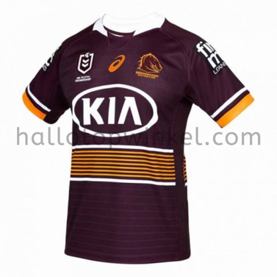 Brisbane Broncos Rugby Thuis Tenue 2021 Korte Mouw
