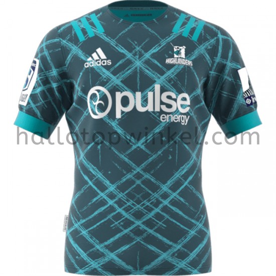 Dunedin Highlanders Rugby Uit Tenue 2020 Korte Mouw