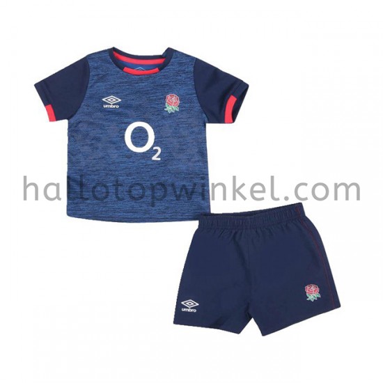 Engels rugbyteam Kleuters/Kids Uit Tenue 2020-2021 Korte Mouw