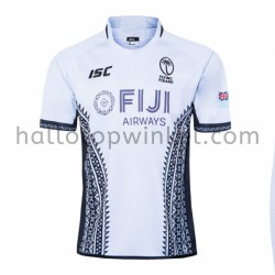 Fijisch rugbyteam Thuis Tenue 2020 Korte Mouw