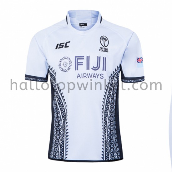 Fijisch rugbyteam Thuis Tenue 2020 Korte Mouw