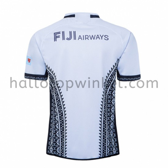 Fijisch rugbyteam Thuis Tenue 2020 Korte Mouw