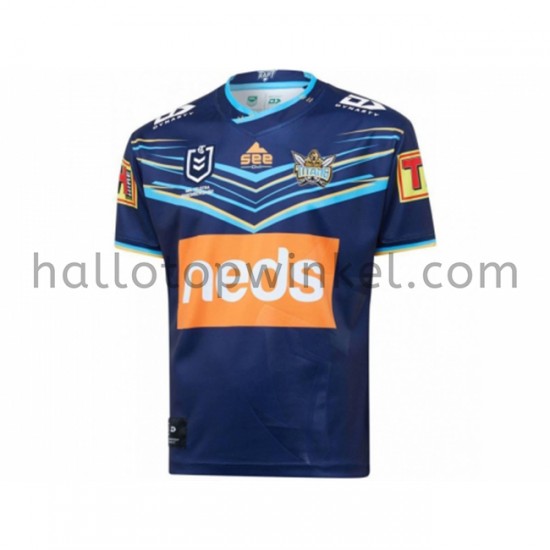 Gold Coast Titans Rugby Thuis Tenue 2020 Korte Mouw