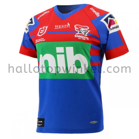 Newcastle Knights Rugby Thuis Tenue 2021 Korte Mouw