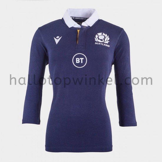 Schots rugbyteam Classic Dames Thuis Tenue 2020-2021 Lange Mouw