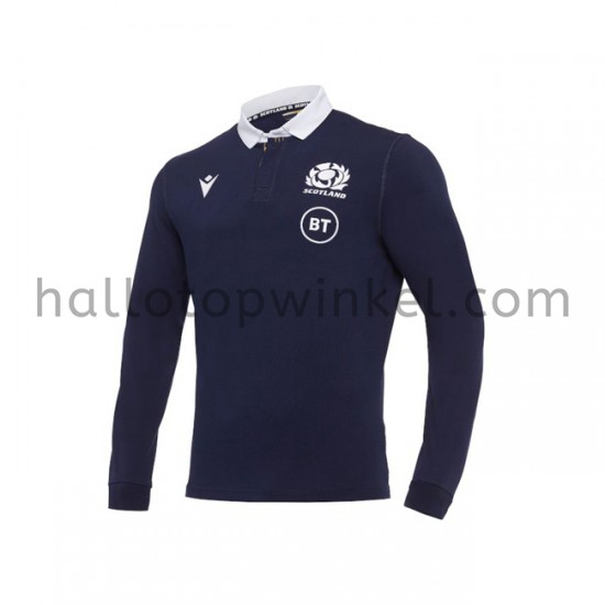 Schots rugbyteam Thuis Tenue 2020-2021 Lange Mouw