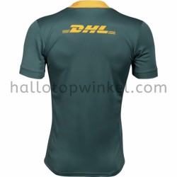 Zuid-Afrikaans rugbyteam Thuis Tenue 2021 Korte Mouw