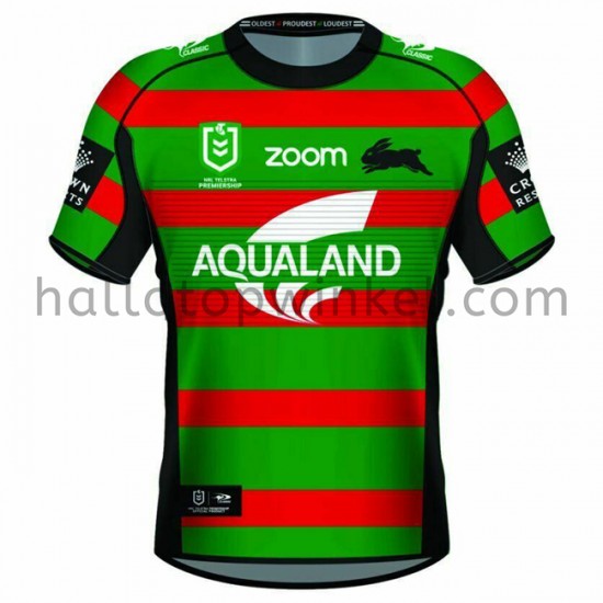 South Sydney Rabbitohs Rugby Thuis Tenue 2021 Korte Mouw