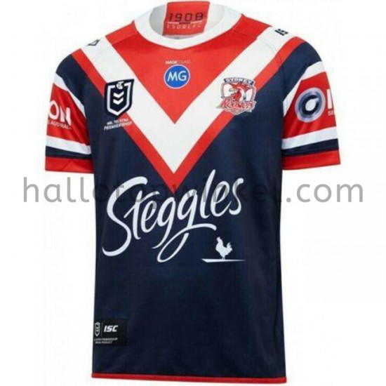 Sydney Roosters Rugby Thuis Tenue 2020 Korte Mouw